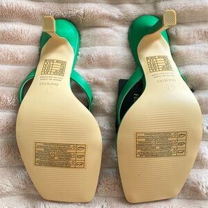 Green 2 inch heels